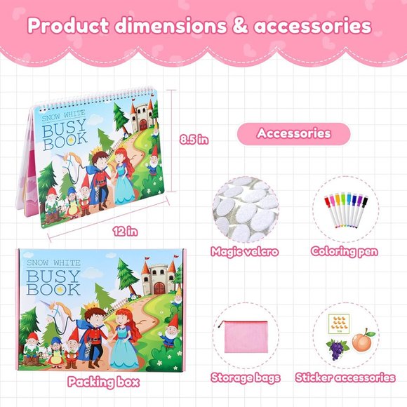 Busy Book Learning Toys for Toddlers, Learning Materials, Workbook Activities - Picture 7 of 7